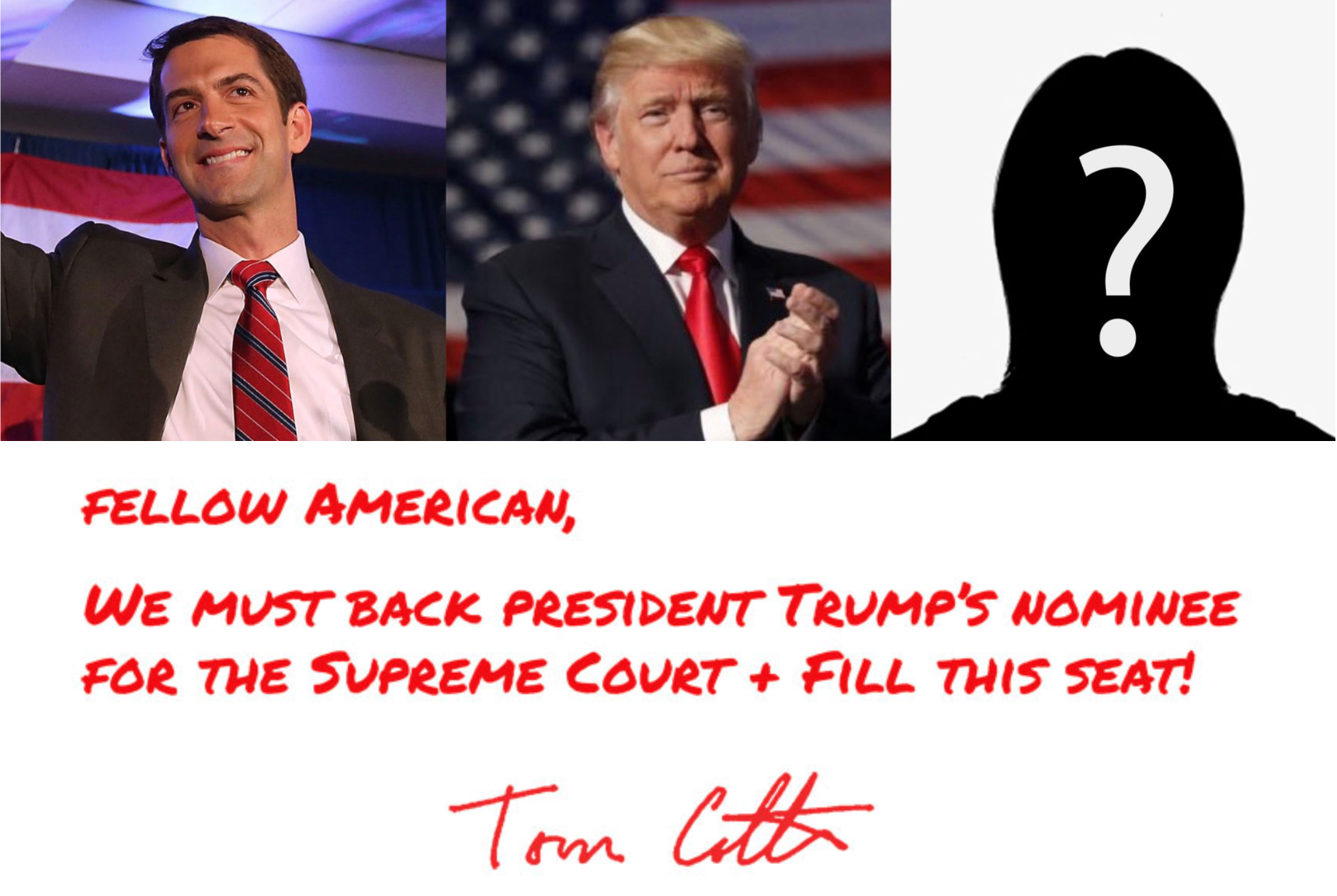 Cotton Sets Up ‘Supreme Court War Room’ to Fight Back During Confirmation Push