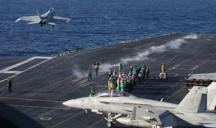 Navy Deploys Carrier Strike Group to Iranian Coast