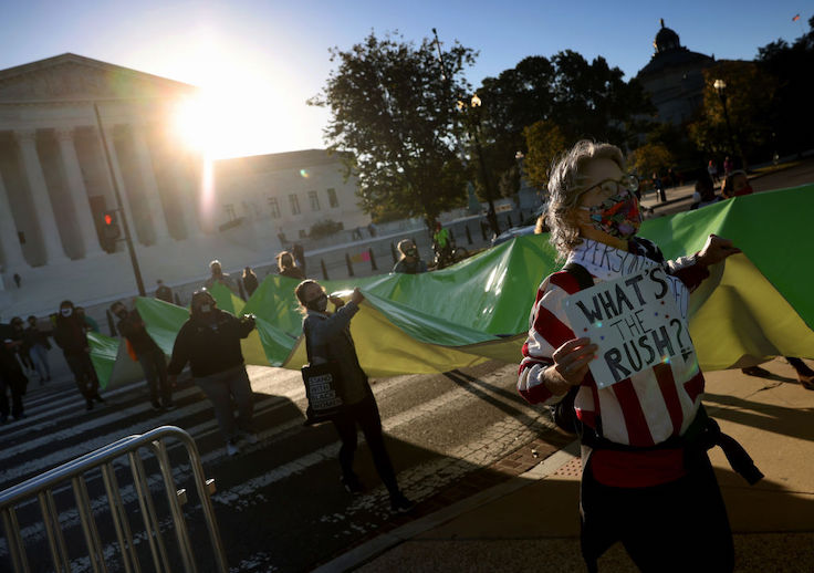 Former Dem Officials Rally Against Court Packing
