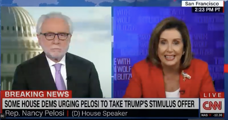 Pelosi Loses It During CNN Interview on Coronavirus Relief