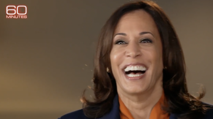 Watch Kamala Harris Laugh When Asked Tough Questions