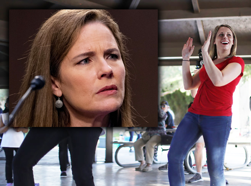 'Feminist' Icon Katie Hill Launches Sexist Attack on Amy Coney Barrett
