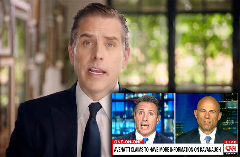 Journos Who Promoted Michael Avenatti Urge 'Caution' on Hunter Biden Collusion Story