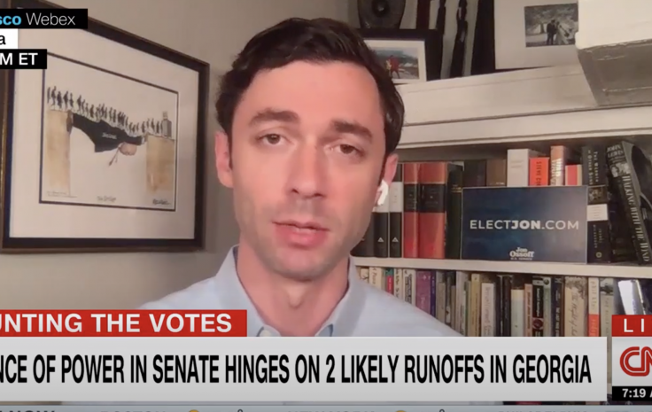 Ossoff Blames Libertarian Candidate for His Running 100,000 Votes Behind Biden in Georgia