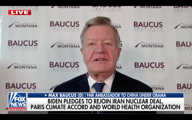 Max Baucus: Israel’s Assassination of Iran’s Nuclear Mastermind Is Evidence of ‘Nefarious Ulterior Motive’