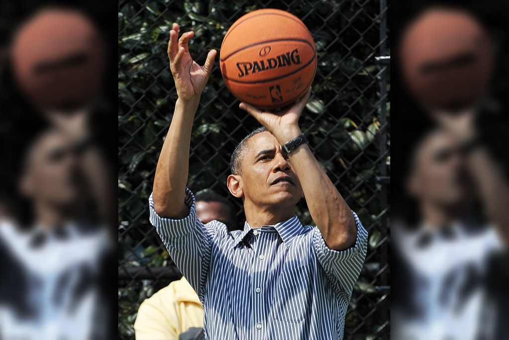 FACT CHECK: Video of Obama Making Three-Point Shot Lacks Crucial Context
