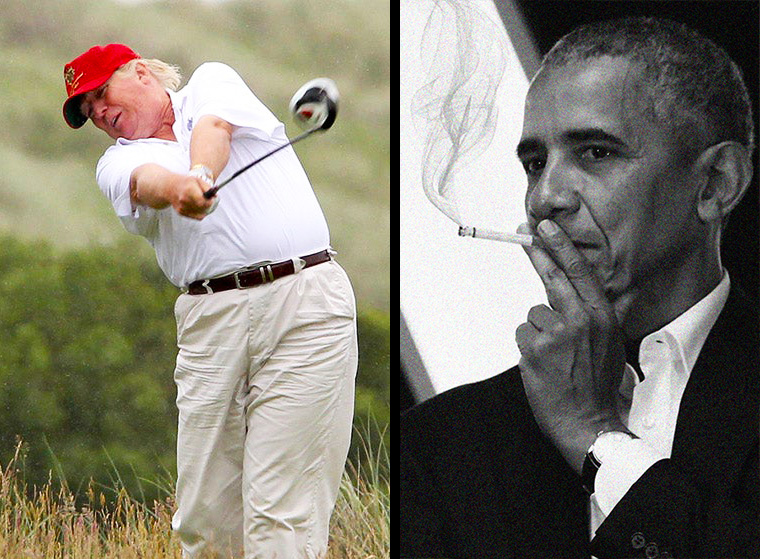 In Contrast to Obama, Trump's Healthy Lifestyle Sets Positive Example for America's Youth