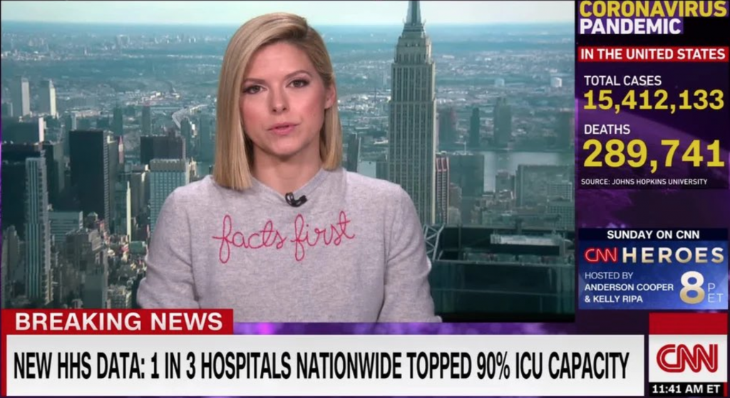 CNN Anchor Sports Pricey Resistance Cashmere Sweater