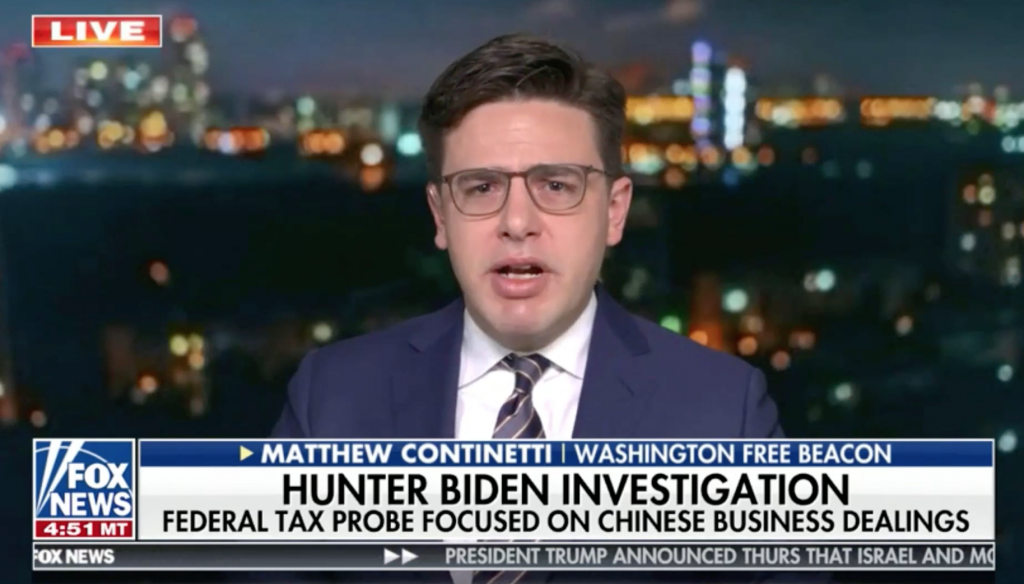 Continetti: Joe Biden Has Never Answered What Hunter Was Doing in China