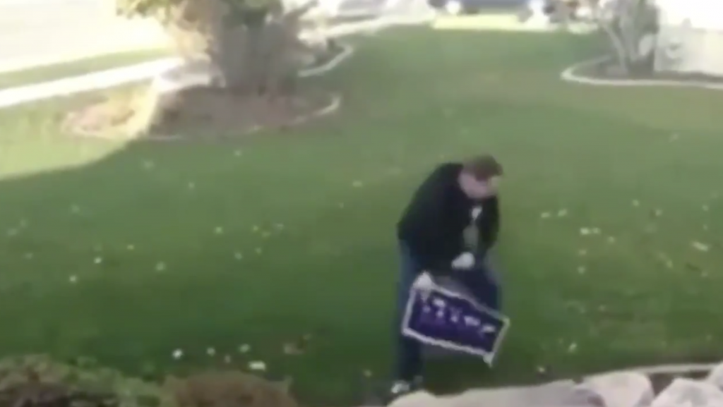 2020 Man of the Year: Guy Who Shocked Lib With Electrified Trump Sign