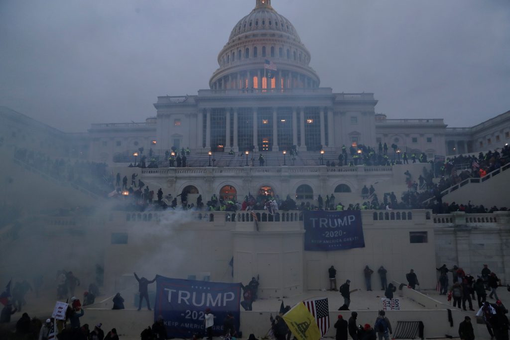 Pro-Trump Protesters Swarm Capitol Amid Challenge to His Election Loss
