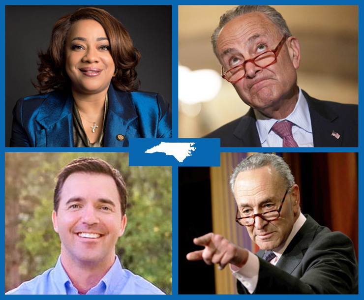 Chuck Schumer Wants to Stop Dems from Nominating a Black Woman for Senate in NC — Again