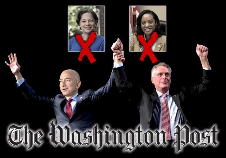 Bezos-Owned Washington Post Endorses Terry McAuliffe Over Two Qualified Black Women