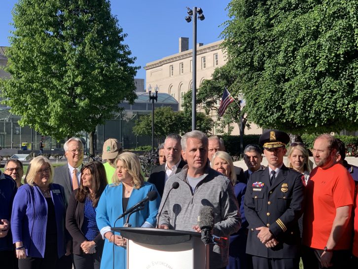 McCarthy, House GOP Signal Support for Police in Midst of Defunding Calls