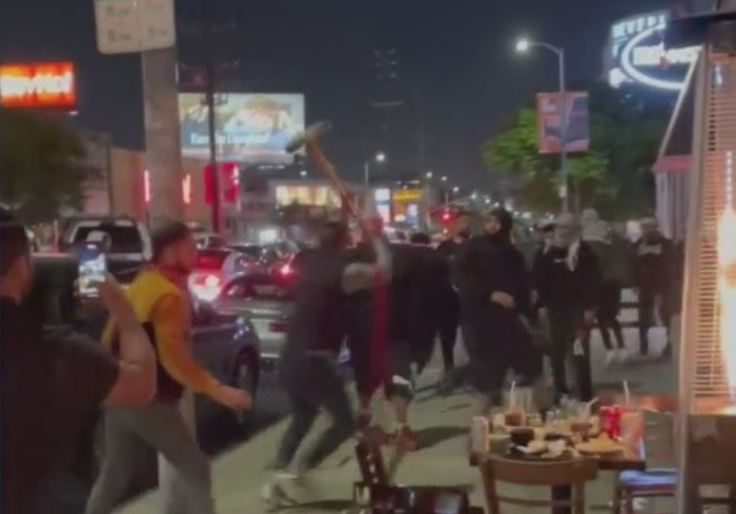 Pro-Palestinian Mob Beats Up Jewish Men in Los Angeles