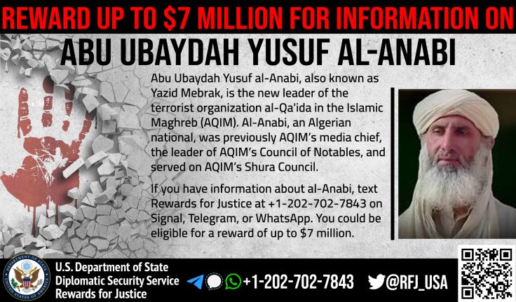 United States Puts $7 Million Bounty on Al-Qaeda Leader's Head