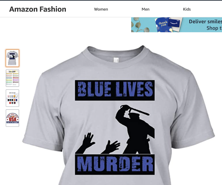 Amazon Defends Sale of Anti-Cop Merchandise
