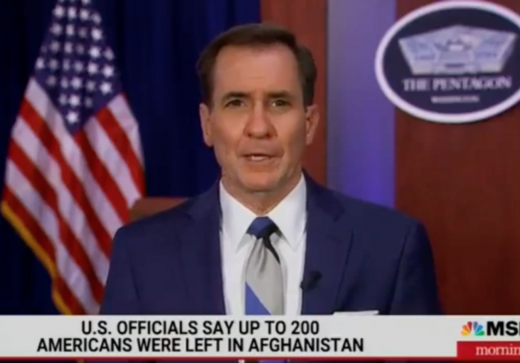Pentagon Spox: 'We Have Americans That Get Stranded in Countries All the Time'