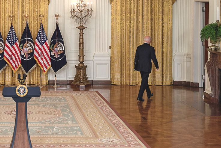 Biden Ends Day at Noon Without Commenting on Americans Killed and Taken Hostage in Israel