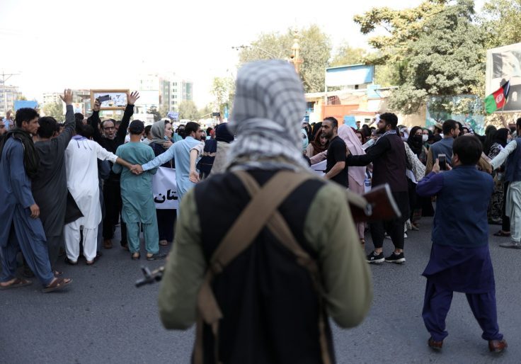 Taliban Fire in Air To Scatter Hundreds of Protesters in Kabul
