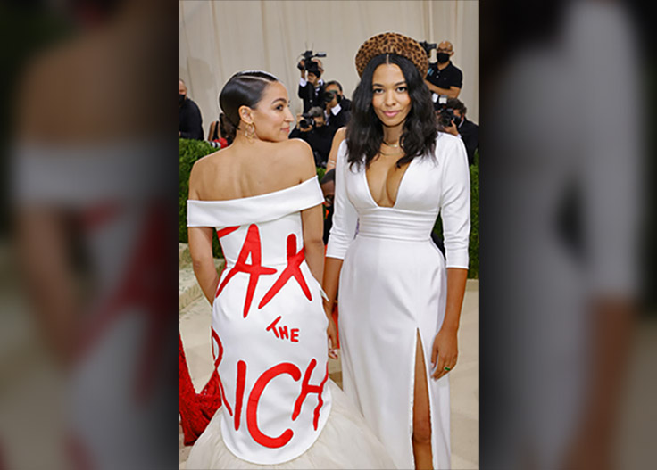 AOC's Designer Met Gala Getup Violated Ethics Rules, Complaint Says