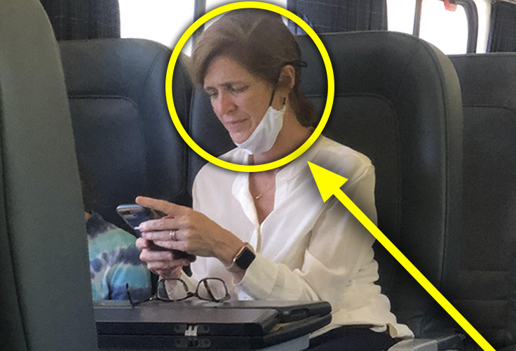 BUSTED: Biden Adviser Samantha Power Shuns Federal Law, Rides Amtrak WITHOUT A MASK