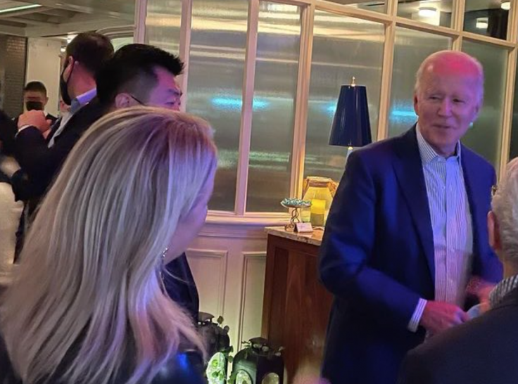 Biden Violates DC Mask Mandate at Georgetown Restaurant