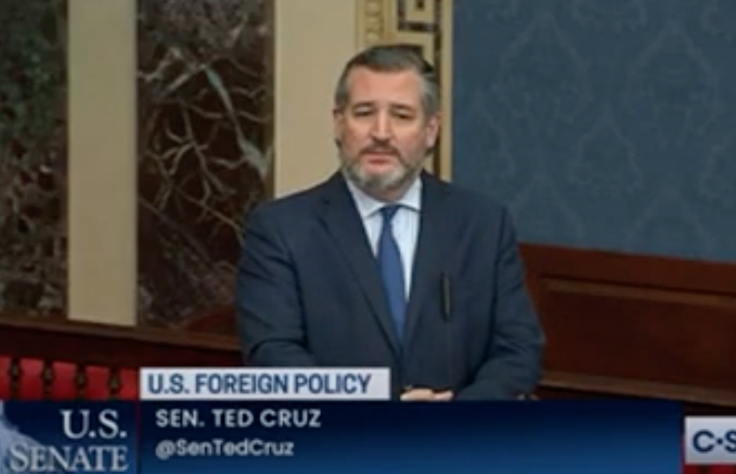 Ted Cruz Praises Free Beacon on Senate Floor for Exposing Biden Admin Effort To Ban ‘Abraham Accords’