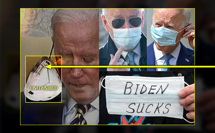 Free Beacon Investigates: What's That Weird Discharge on Joe Biden's Mask?