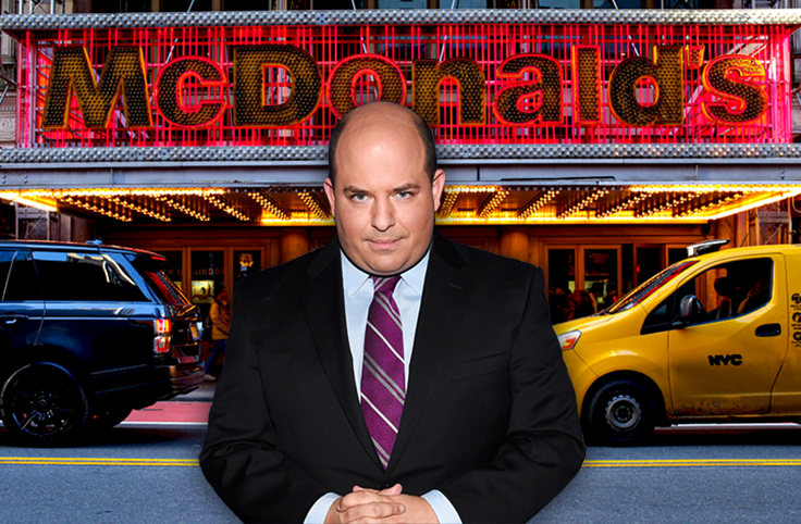 SCOOP: Brian Stelter Ate His Feelings at McDonald's After CNN Canned Jeff Zucker
