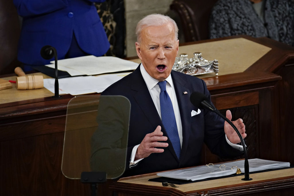 Biden Touts Police Funding, Border Security in Rebuke to Democrats