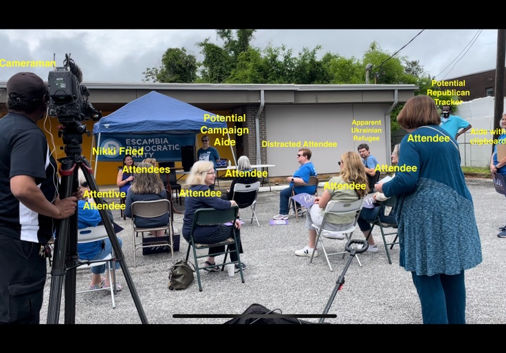 Around a Dozen People Show Up to Campaign Event for Ron DeSantis Opponent