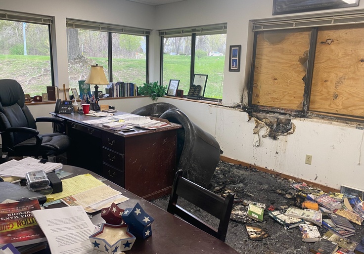 MOSTLY PEACEFUL: Pro-Abortion Extremists Firebomb Pro-Life Office