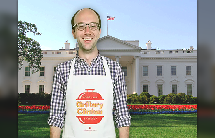 'Grillary Clinton' Model Ian Sams Fails Upward Again