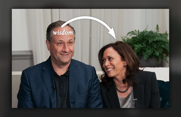 Mansplaining Works: Kamala Harris Takes Husband's Advice, Succeeds for First Time as VP