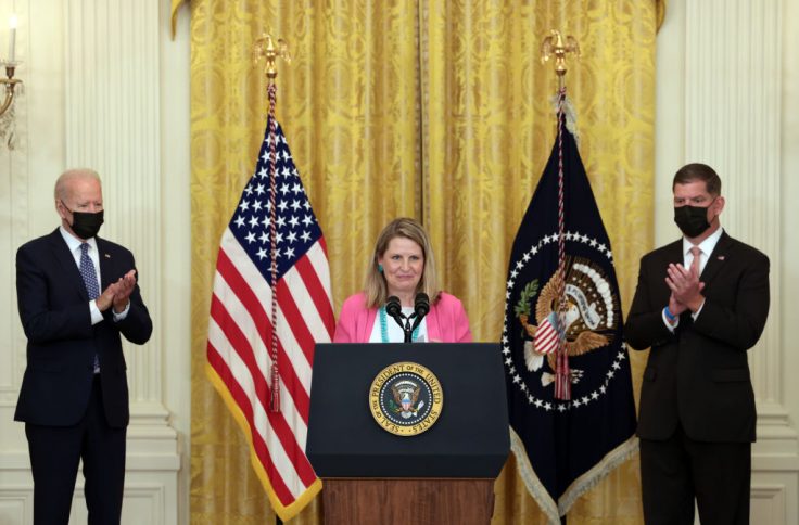 Top Labor Group Gifts Biden With Friendly Union Boss