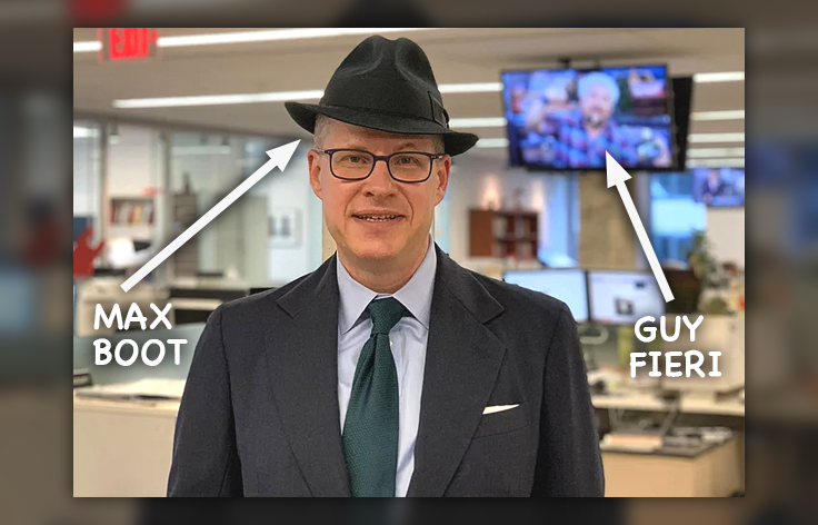 Wannabe Soldier Max Boot Insults Army Veterans