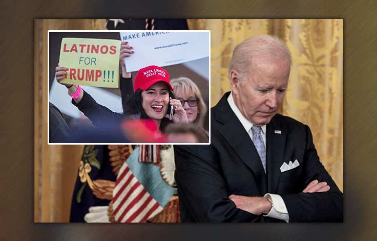 Catástrofe Para José Cansado: Biden Is Barely Beating Trump Among Hispanic Voters, Poll Finds