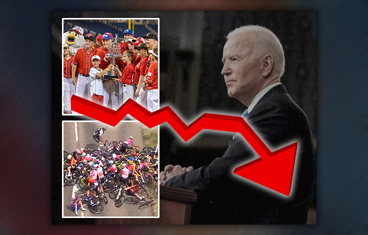 KARMIC JUSTICE: Dems Lose Baseball Game, Female Cyclists Crash on First Day of Biden Recession