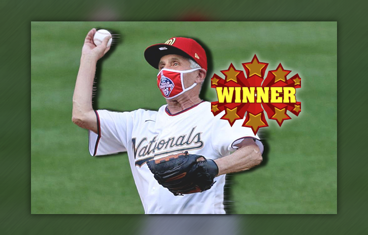 FOUL BALL: Anthony Fauci Wins MLB Award for Players Who Exude 'Fighting Spirit'