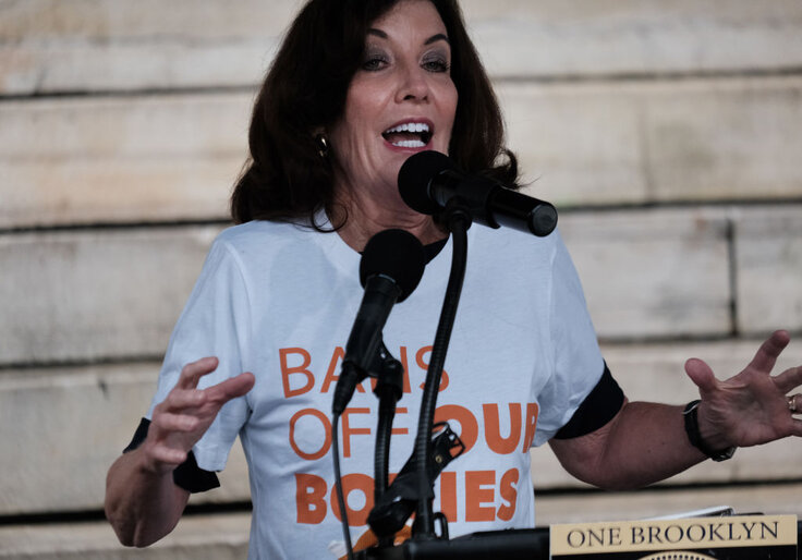 NY Governor Was Mum on Pro-Abortion Firebombing. Now She's Calling Pro-Life Activists 'Extremists.'