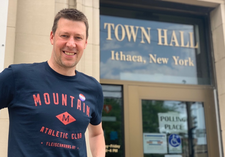 Josh Riley Plays Up His 'Deep Roots in Upstate New York.' He Just Moved Back After a Decade in D.C.