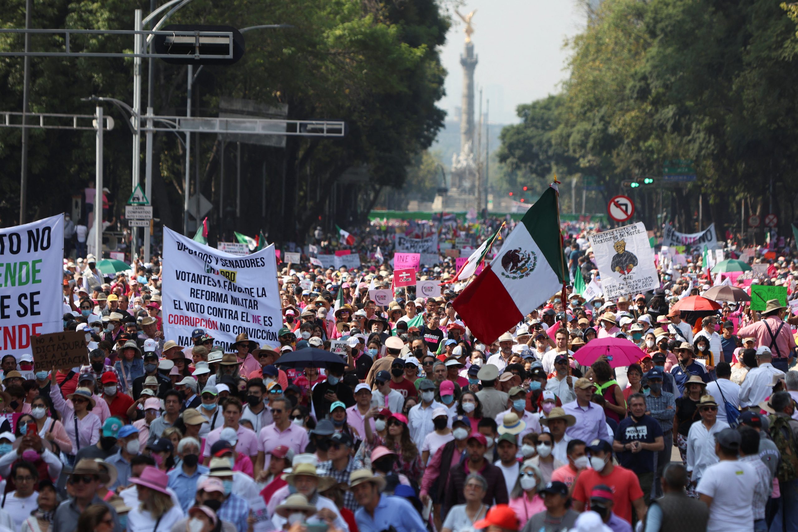 Tens of Thousands Protest Mexico President's Left-Wing Election Overhaul