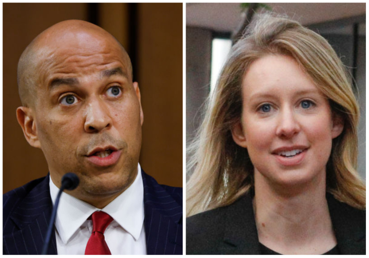 Cory Booker Pleads for Leniency in Sentencing of Theranos Fraudster Holmes