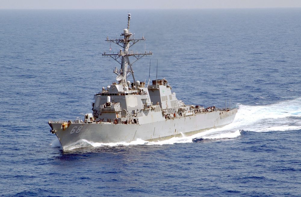 Iranian War Ship ‘Attempts To Blind’ US Missile Destroyer