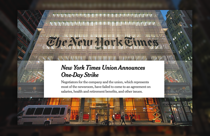 1,100 New York Times Employees Walk Out After Contract Talks Miss Deadline