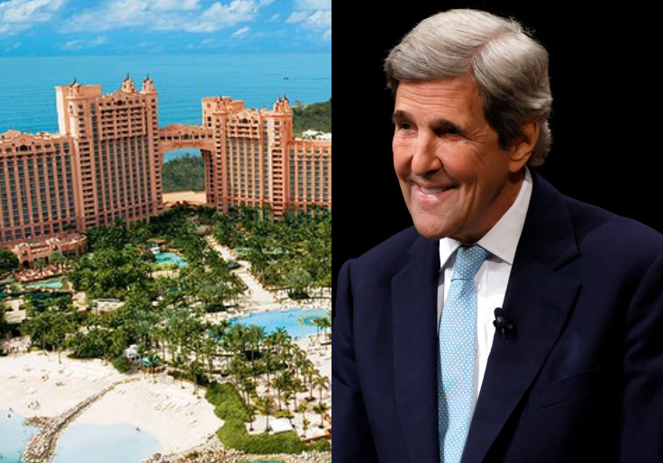 John Kerry's Taxpayer-Funded Fight Against the 'Climate Crisis' Takes Him to Five-Star Island Resort