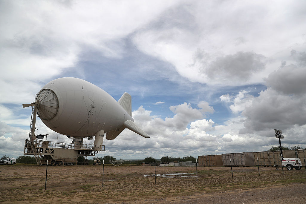 Biden Finally Finds a Balloon He Wants To Take Down: Surveillance Blimps at the Southern Border