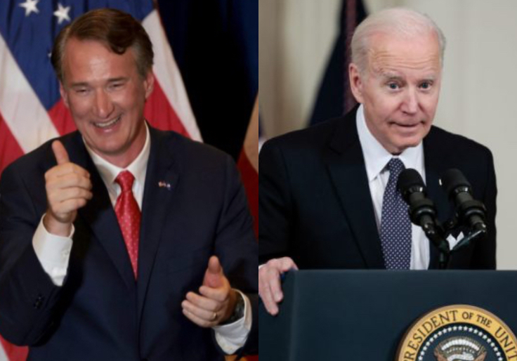 Youngkin's Poll Numbers in Virginia Are Skyrocketing. Biden's Are Plummeting.