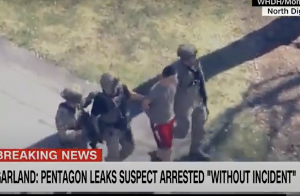 WATCH: FBI Arrests 21-Year-Old Suspect in Intel Leak